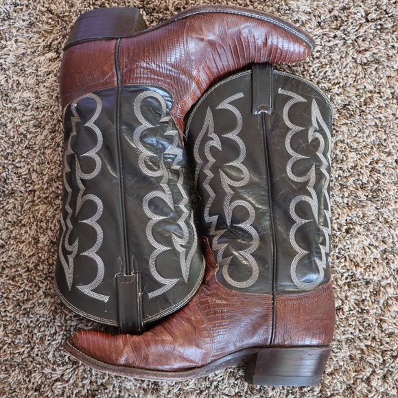 Tony Lama | Shoes | Tony Lama Genuine Lizardskin Cowboy  display picture 3